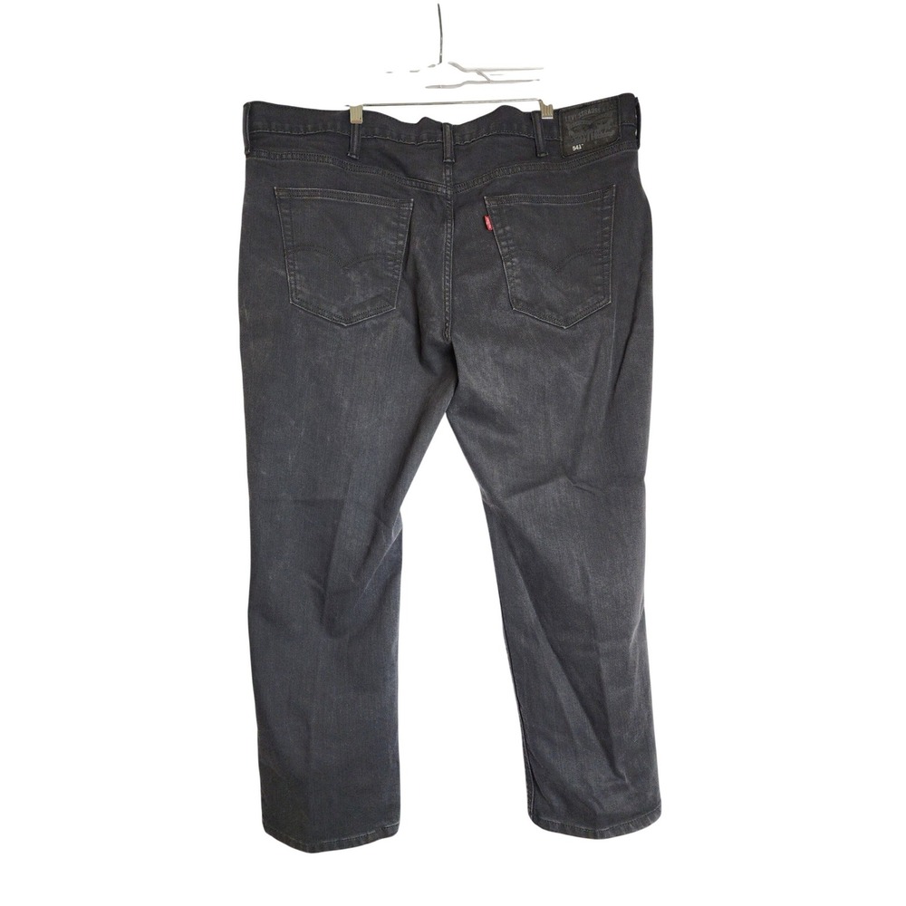 Levi‎ Strauss 541 Athletic Fit Dark Wash Mens Jeans Size 44x30 - Picture 5 of 11
